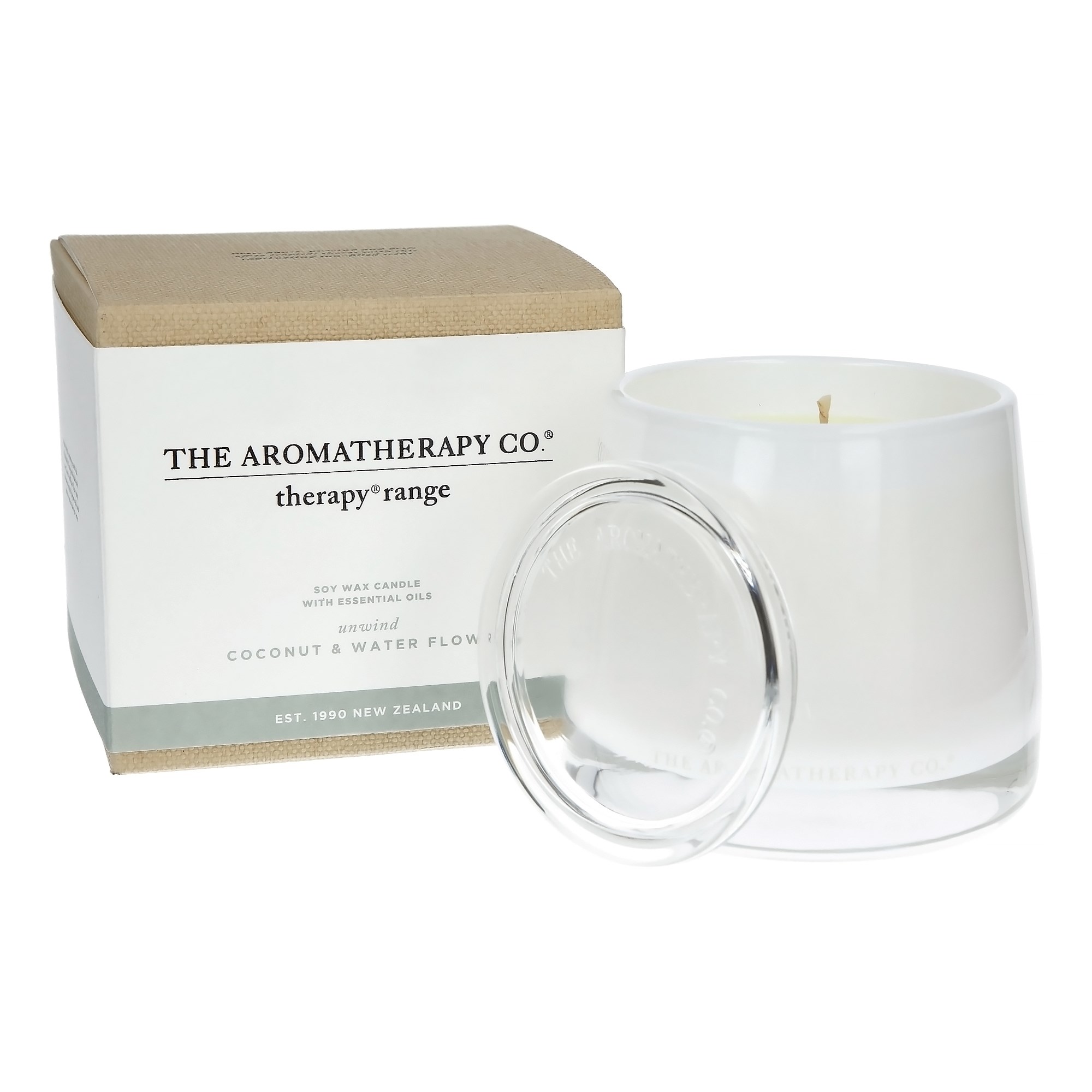 Läs mer om Therapy Range Sandalwood & Cedar Therapy Range Therapy Candle Coconut