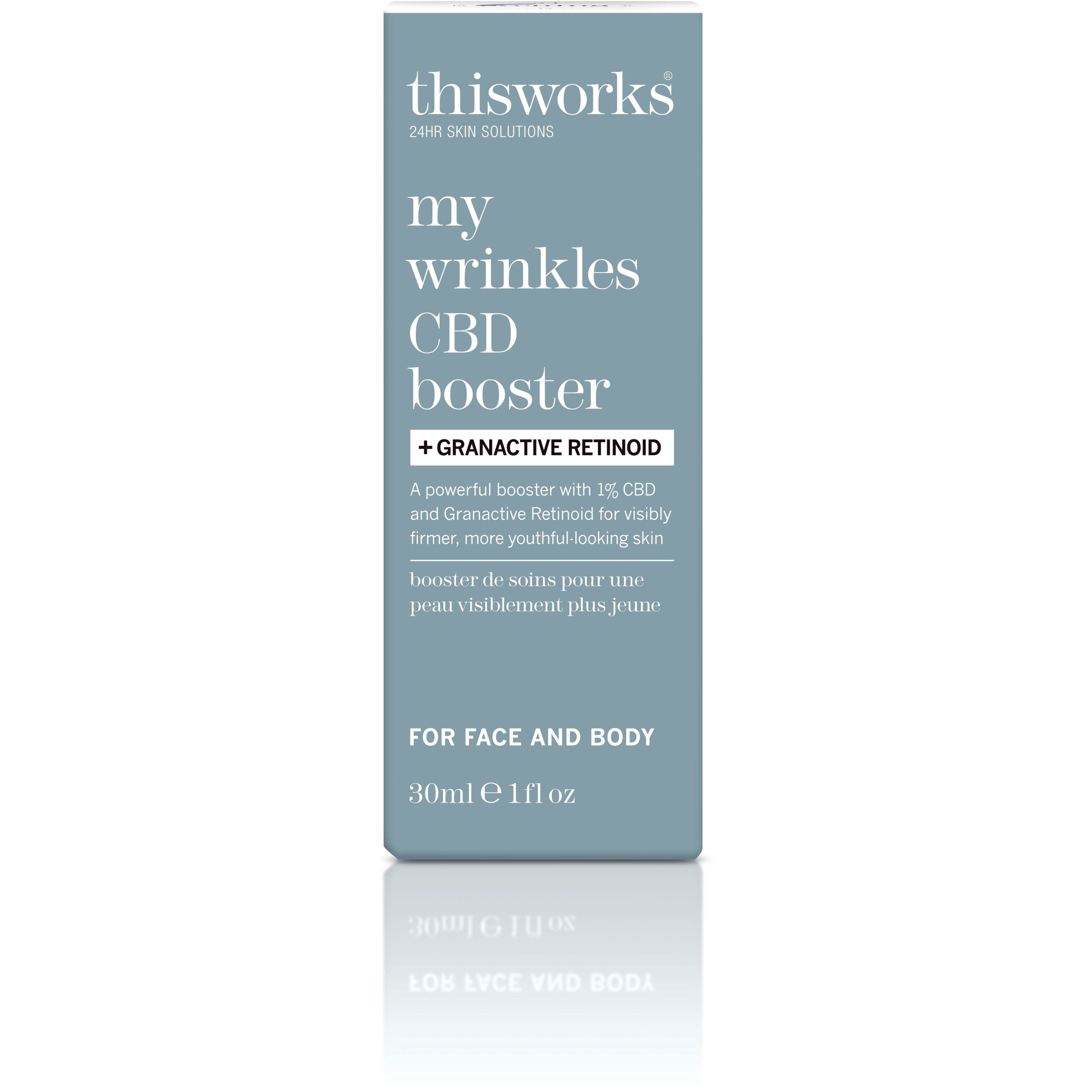 This Works My Wrinkles CBD Booster + Granactive Retinoil 30 ml