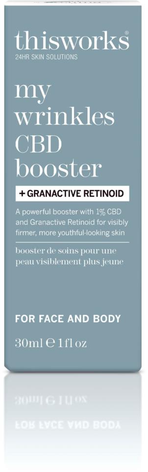 This Works My Wrinkles CBD Booster + Granactive Retinoid 30 ml