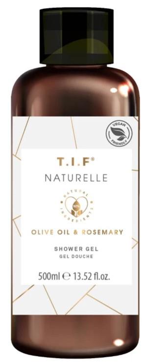 TIF  Shower Gel Olive Oil & Rosemary  Natural & Vegan 500 ml