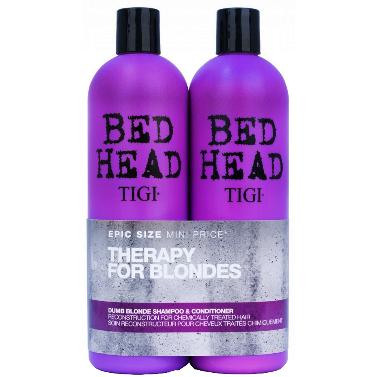 TIGI Bed Head Dumb Blonde Tween Duo, 2x750 ml.