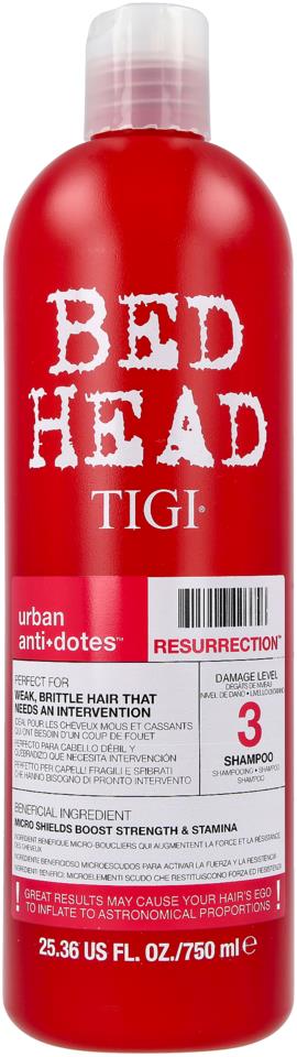 Tigi Bed head Resurrection Shampoo Single Tweens 750ml