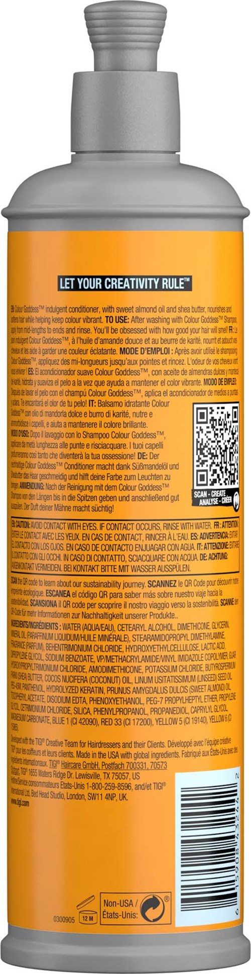 Tigi Colour Goddess Conditioner 400 ml