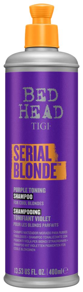 tigi Serial Blonde Purple Toning Shampoo 400ml