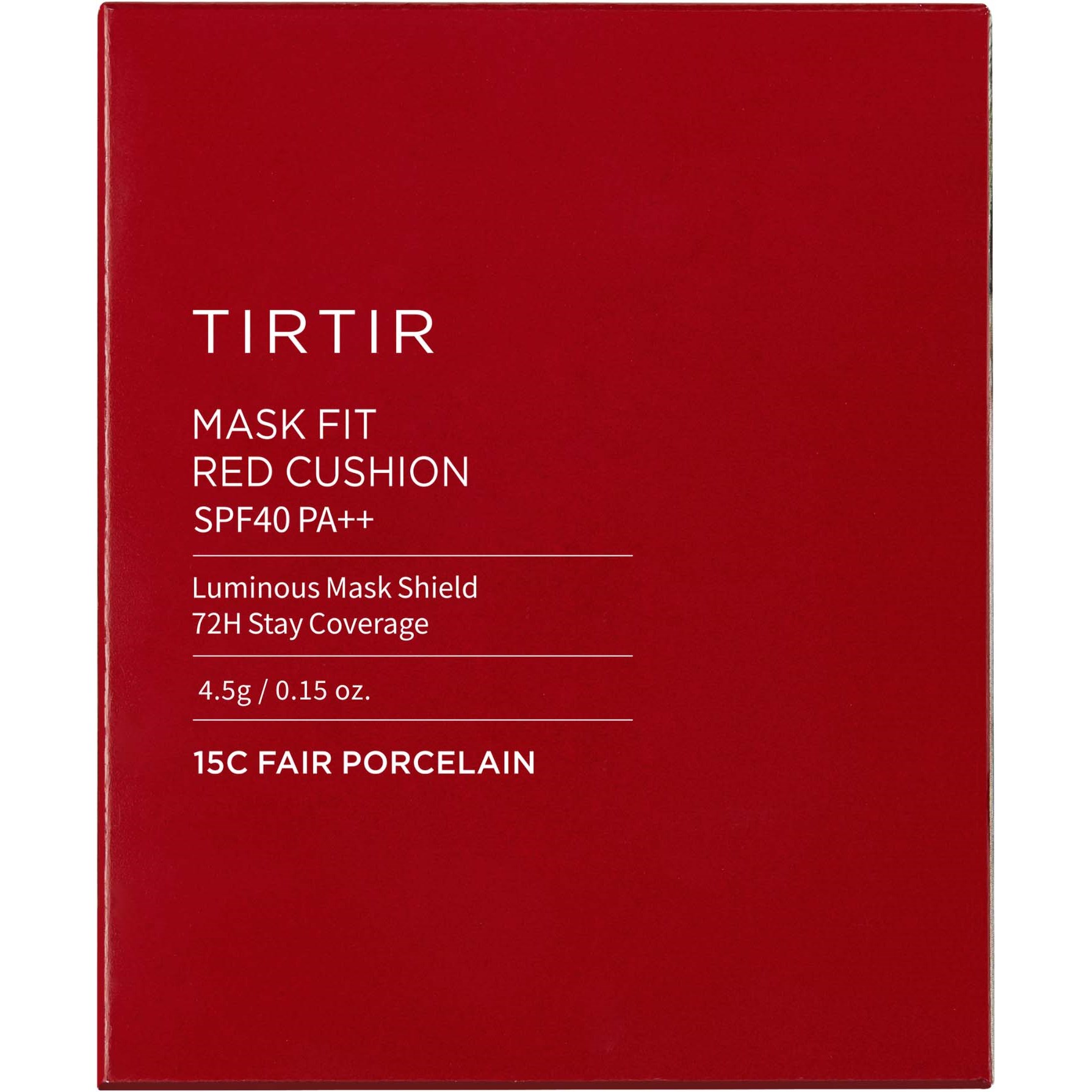 TIRTIR Mask Fit Red Mini Cushion 15C Fair Porcelain billede