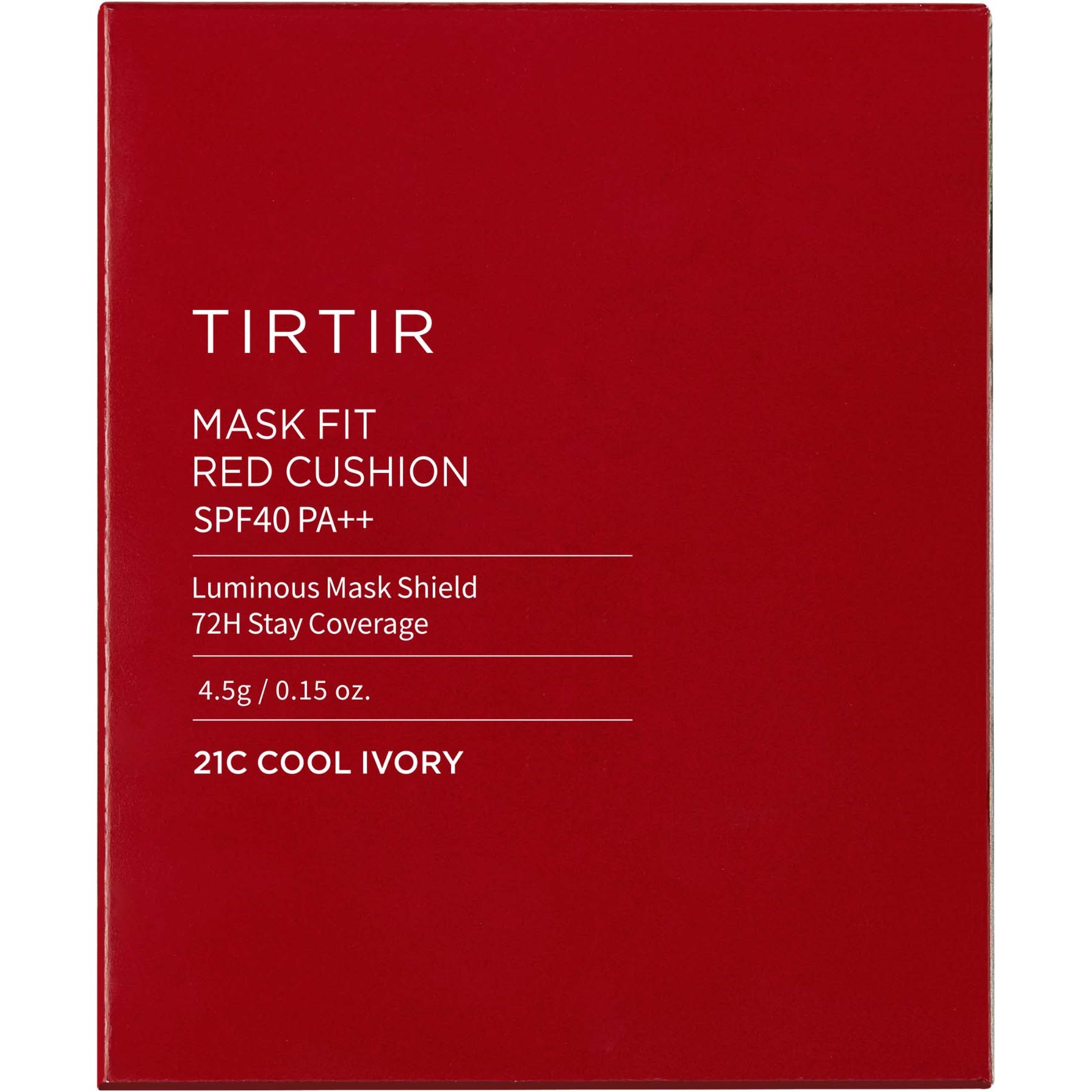 TIRTIR Mask Fit Red Mini Cushion 21C Cool Ivory (obrázok 3)