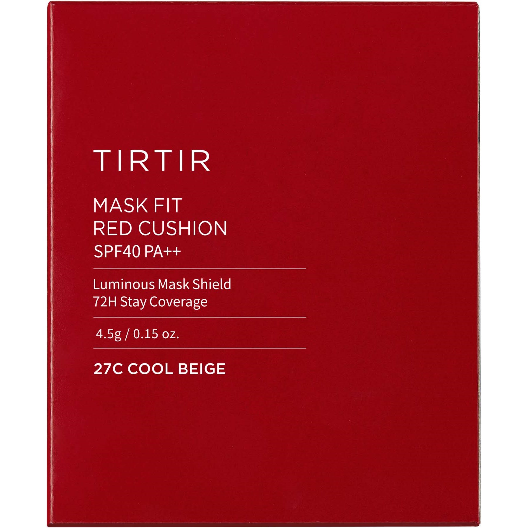 TIRTIR Mask Fit Red Mini Cushion 27C Cool Beige