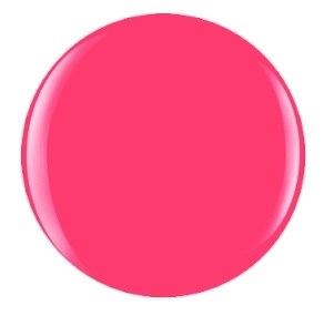 En stor rosa glänsande cirkel med mjuka ljusreflexer, enkel och slät i utseende.