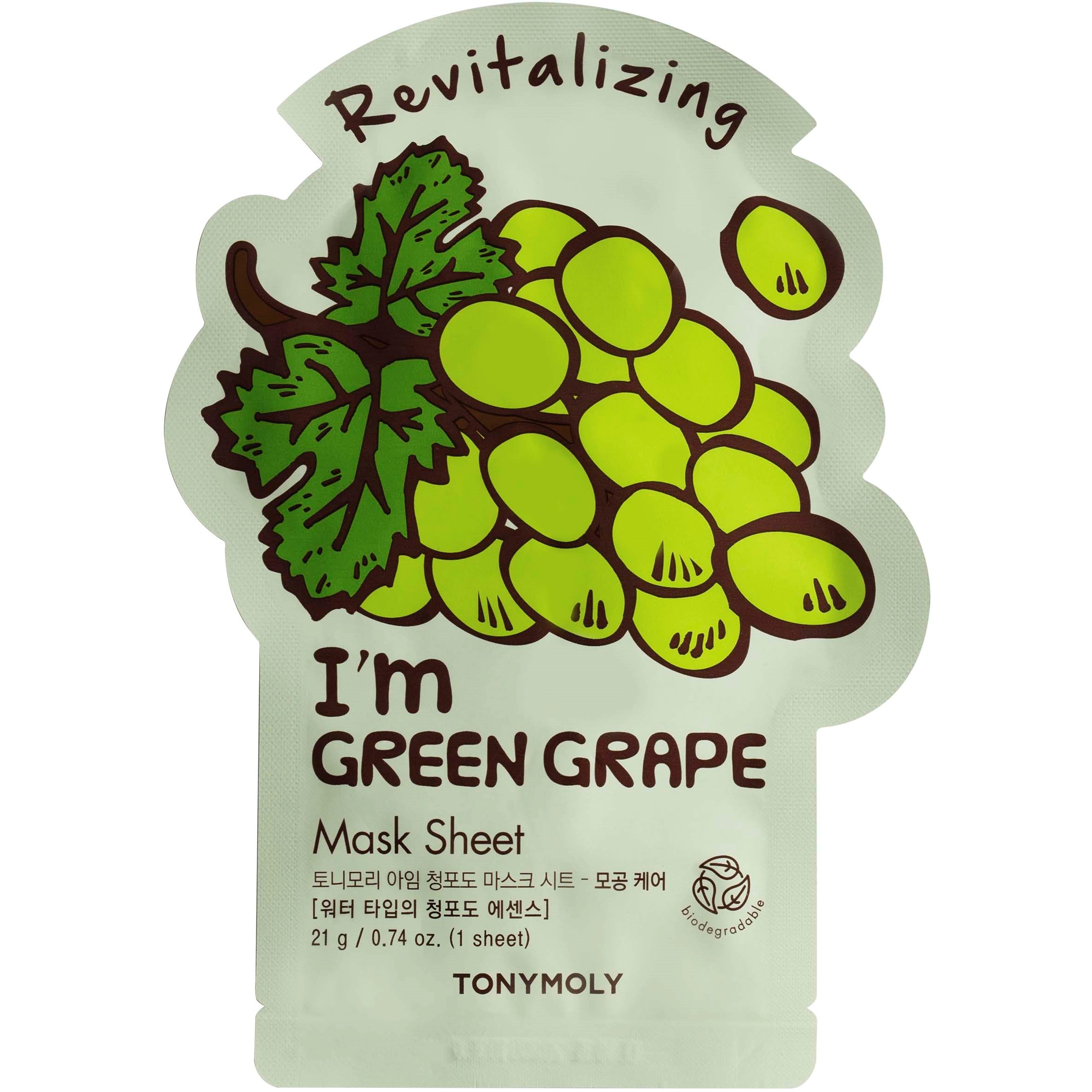 Läs mer om Tonymoly Im Green Grape Mask Sheet