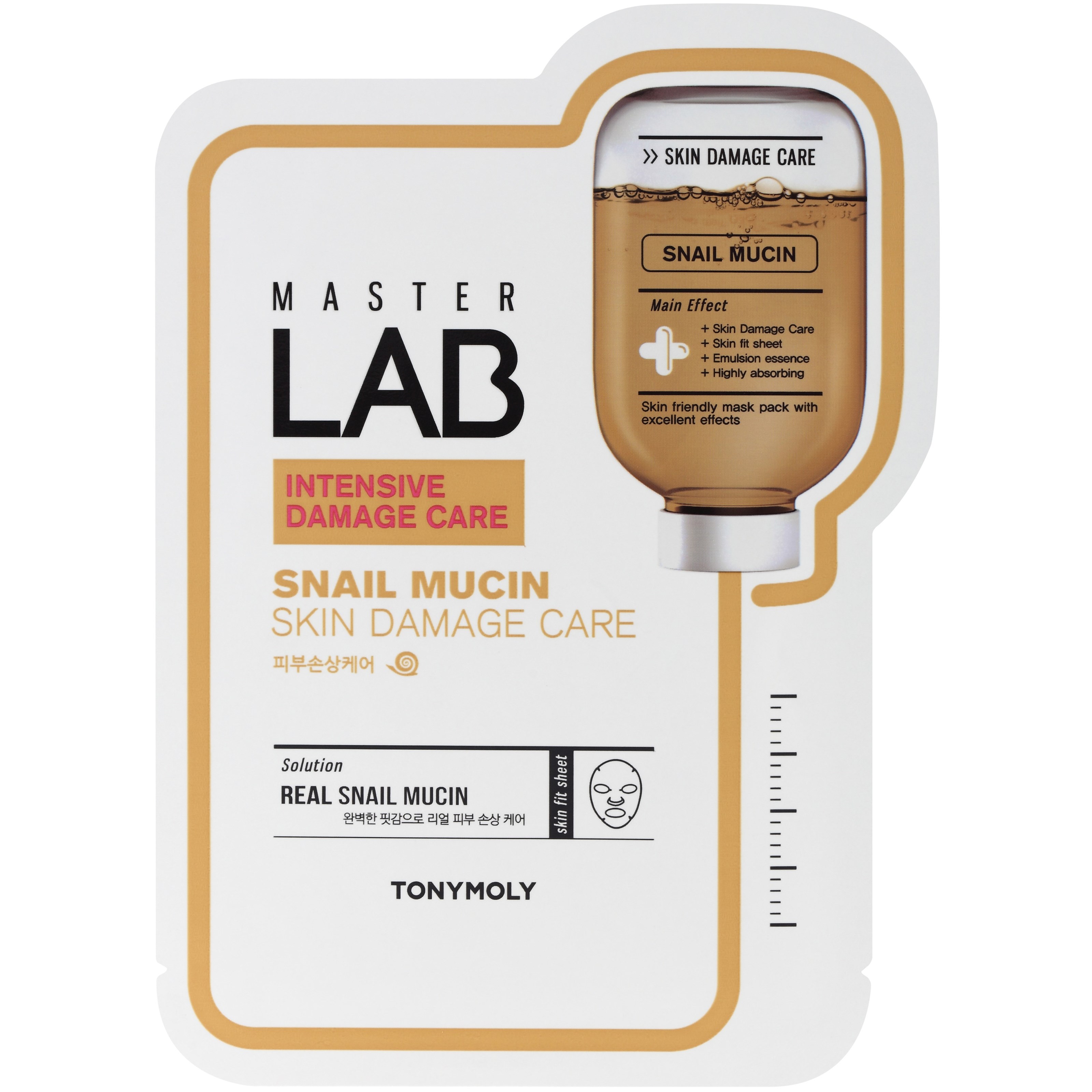 Tonymoly Master Lab Sheet Mask Snail Mucin