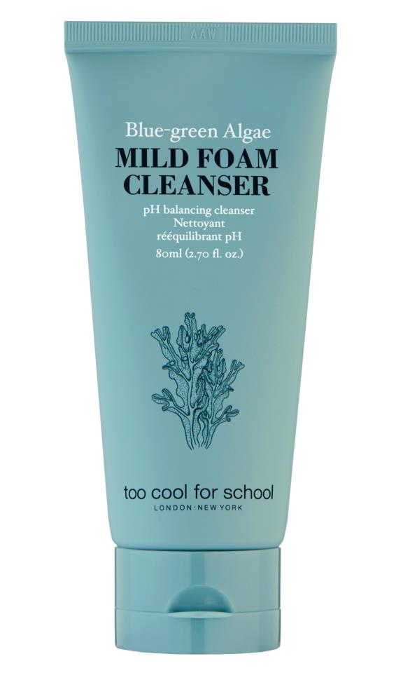 Too Cool For School Blue-Green Algae Mild Foam Cleanser 80 ml