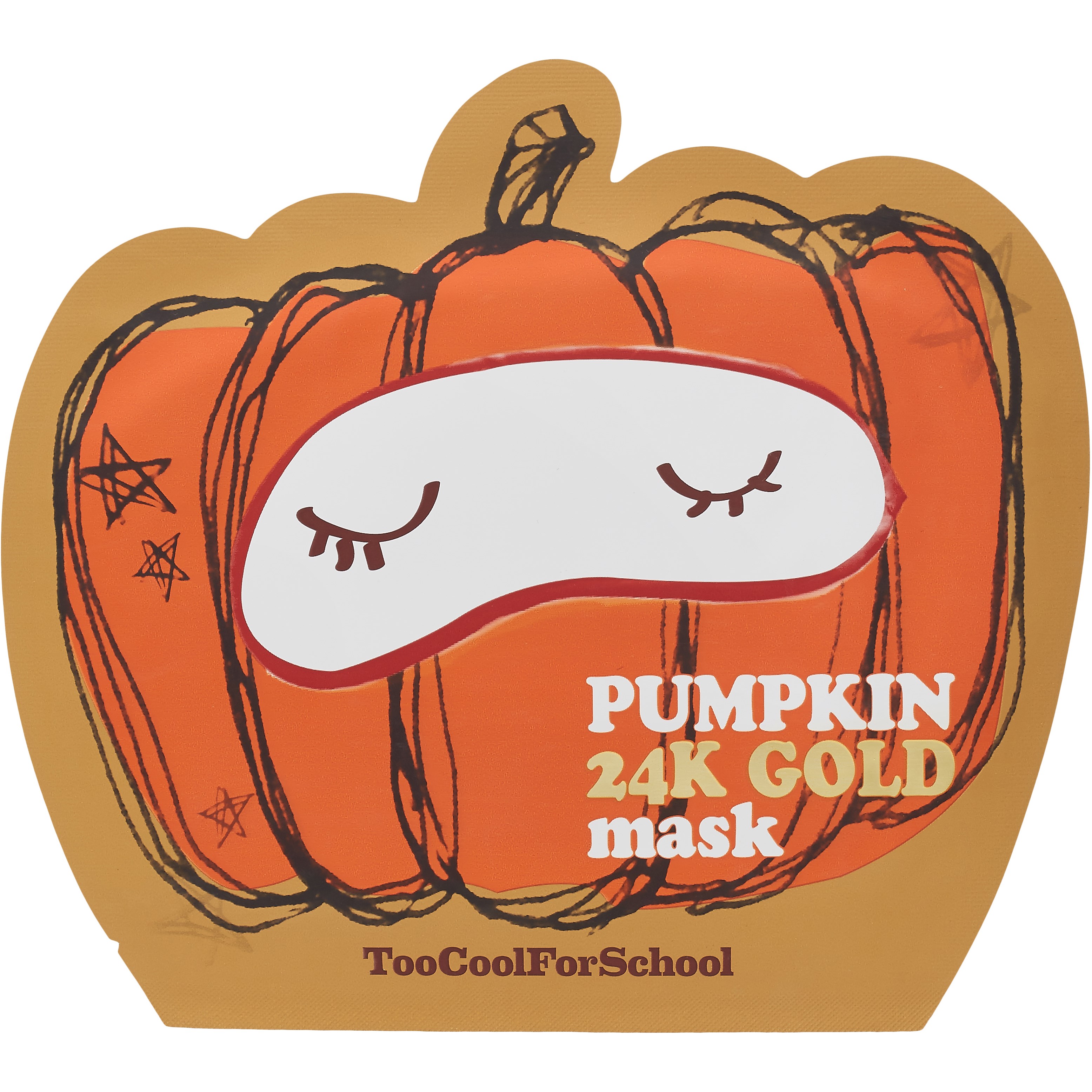 Zdjęcia - Maska do twarzy Too Cool For School Pumpkin 24K Gold Mask 25 g
