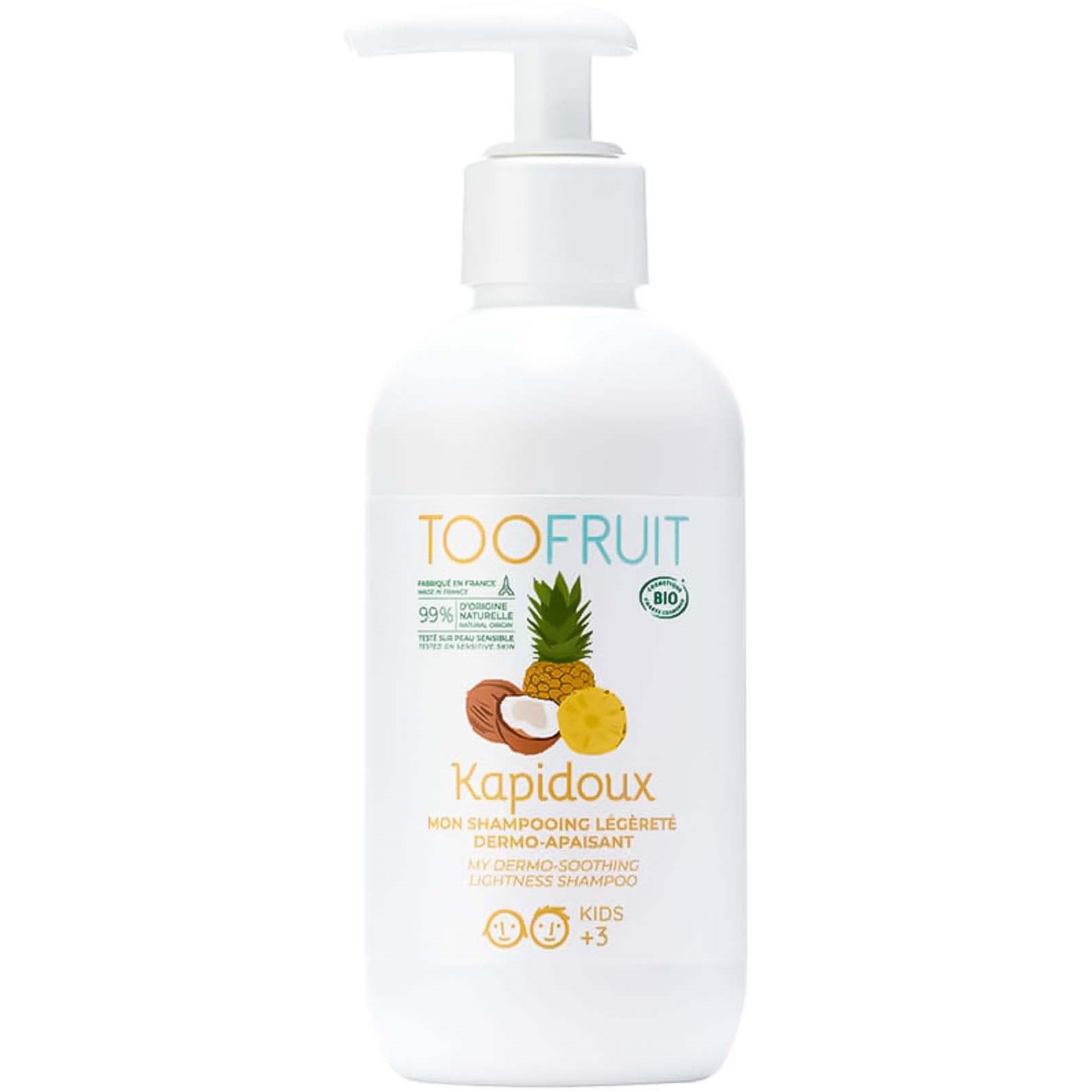 Läs mer om TOOFRUIT Kapidoux Shampoo Pineapple-Coconut 200 ml