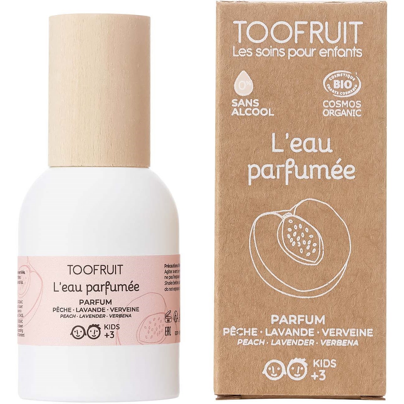 Läs mer om TOOFRUIT L’eu Parfumée Peach, Lavender, Verbena 30 ml