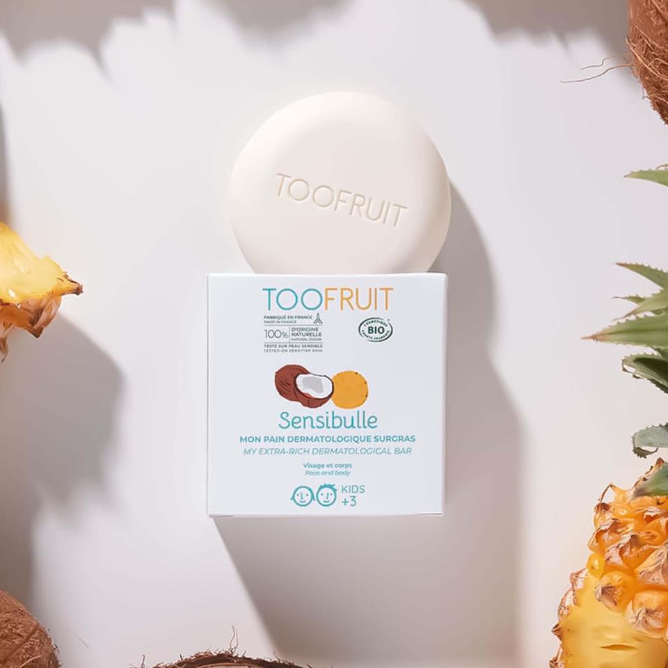 Toofruit Sensibulle Dermatological Bar Pineapple-Coconut 85 g