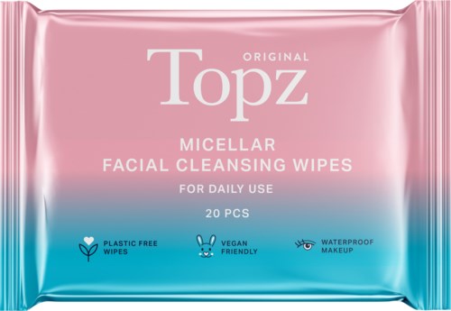 Topz Daily Micellar Facial Cleansing Wipes 20 st