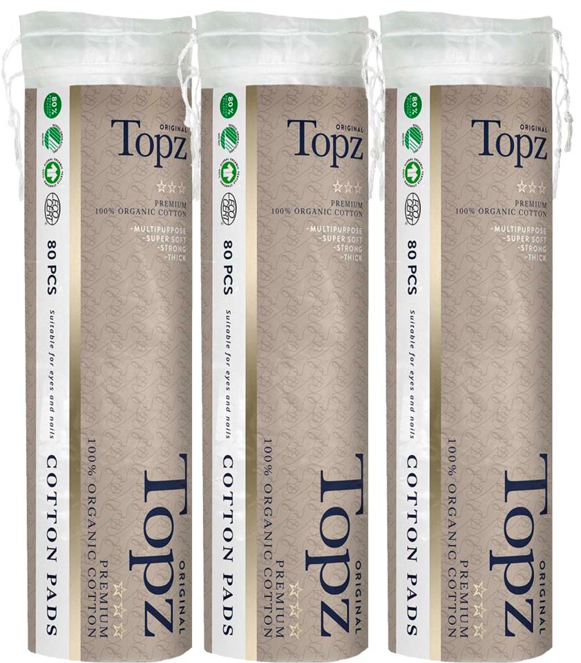 Topz Original Make Up Pads 3-Pack