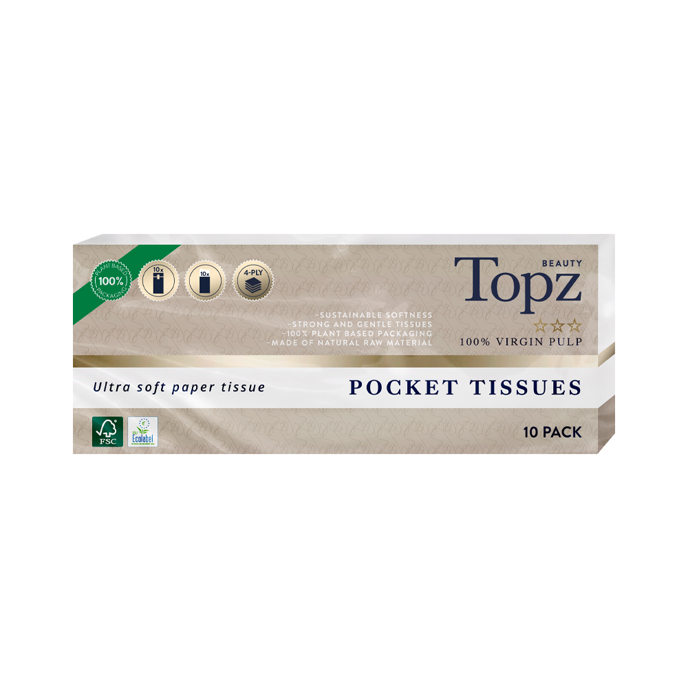 Topz Topz Premium Pocket Tissues 10x10-pack