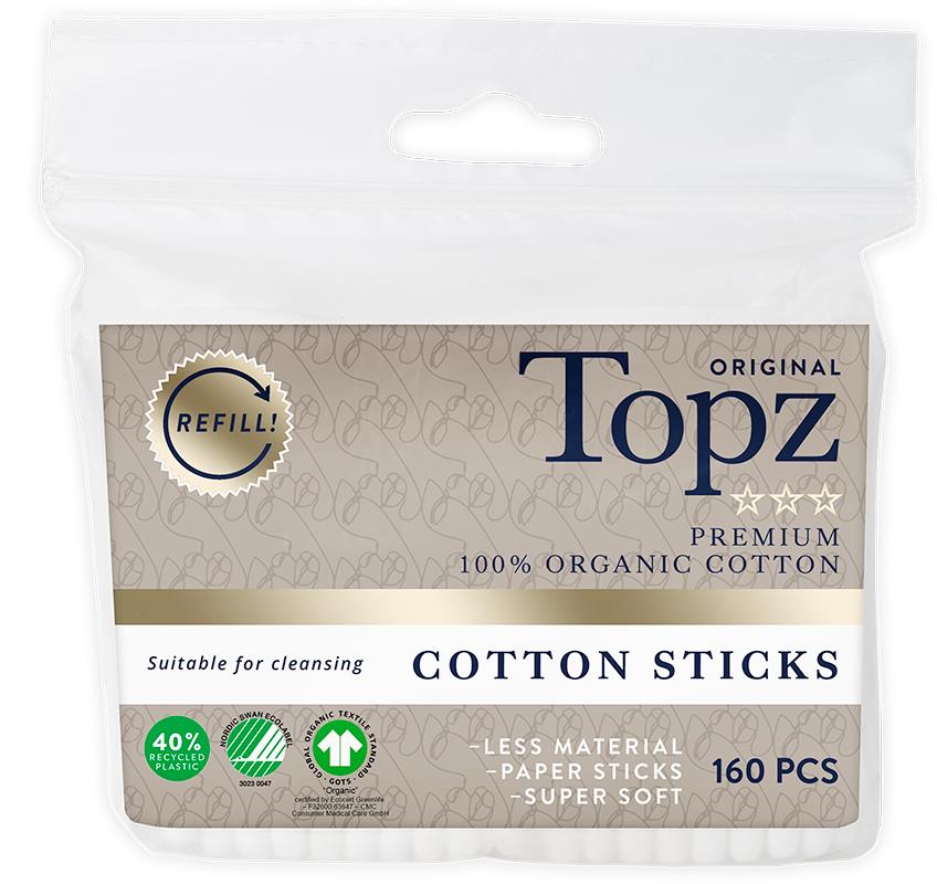 Topz Refill Cotton Sticks 160 st