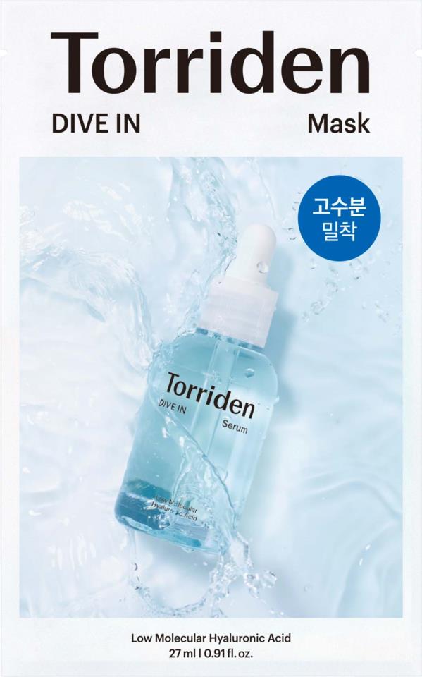 Torriden DIVE IN Low Molecular Hyaluronic Acid Mask 27 ml