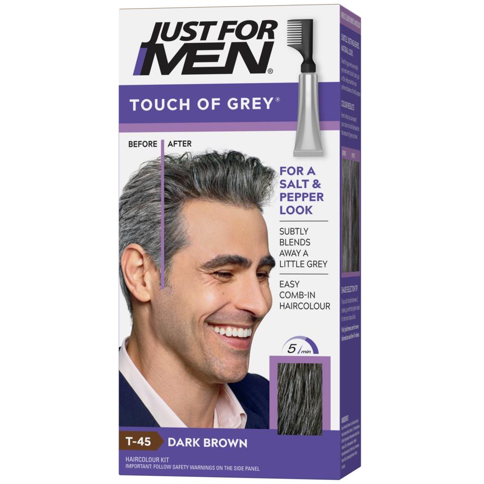 Touch Of Grey Dark - Hair