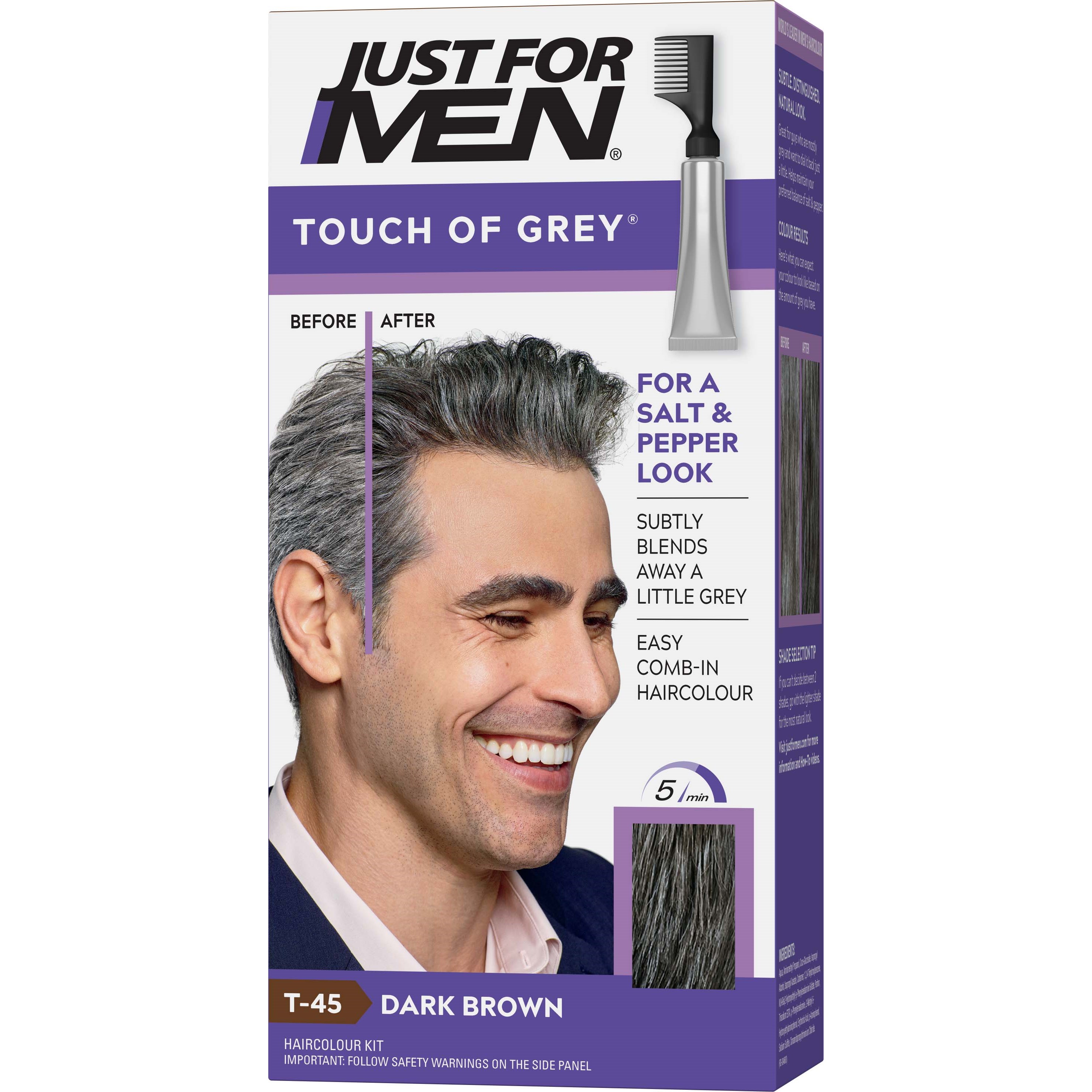 Just For Men Touch Of Grey Dark - Hair billede