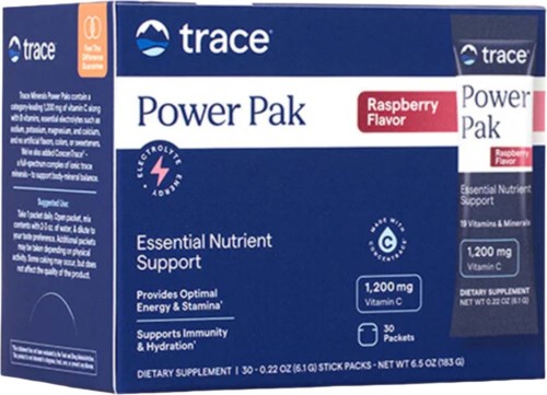 Trace Minerals Electrolyte Stamina Power Pak Raspberry 30 st