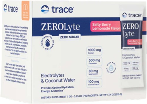 Trace Minerals ZEROLyte Electrolyte Drink Mix Salty Mango 30 st