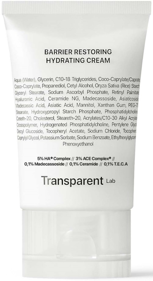 NICHE BEAUTY LAB Transparent Lab Barrier Restoring Hydrating Cream 50 ml