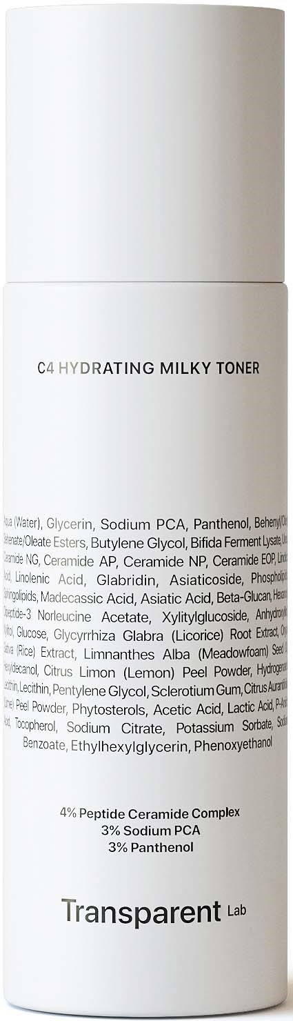 NICHE BEAUTY LAB Transparent Lab C4 Hydrating Milky Toner 135 ml