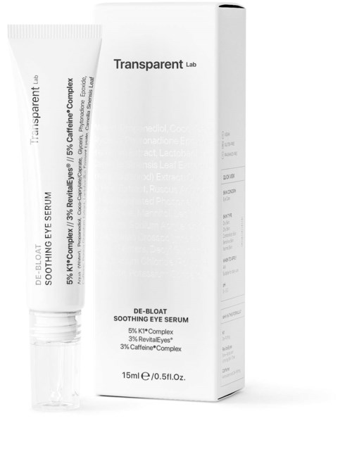 NICHE BEAUTY LAB Transparent Lab De-Bloat Soothing Eye Serum 15 ml