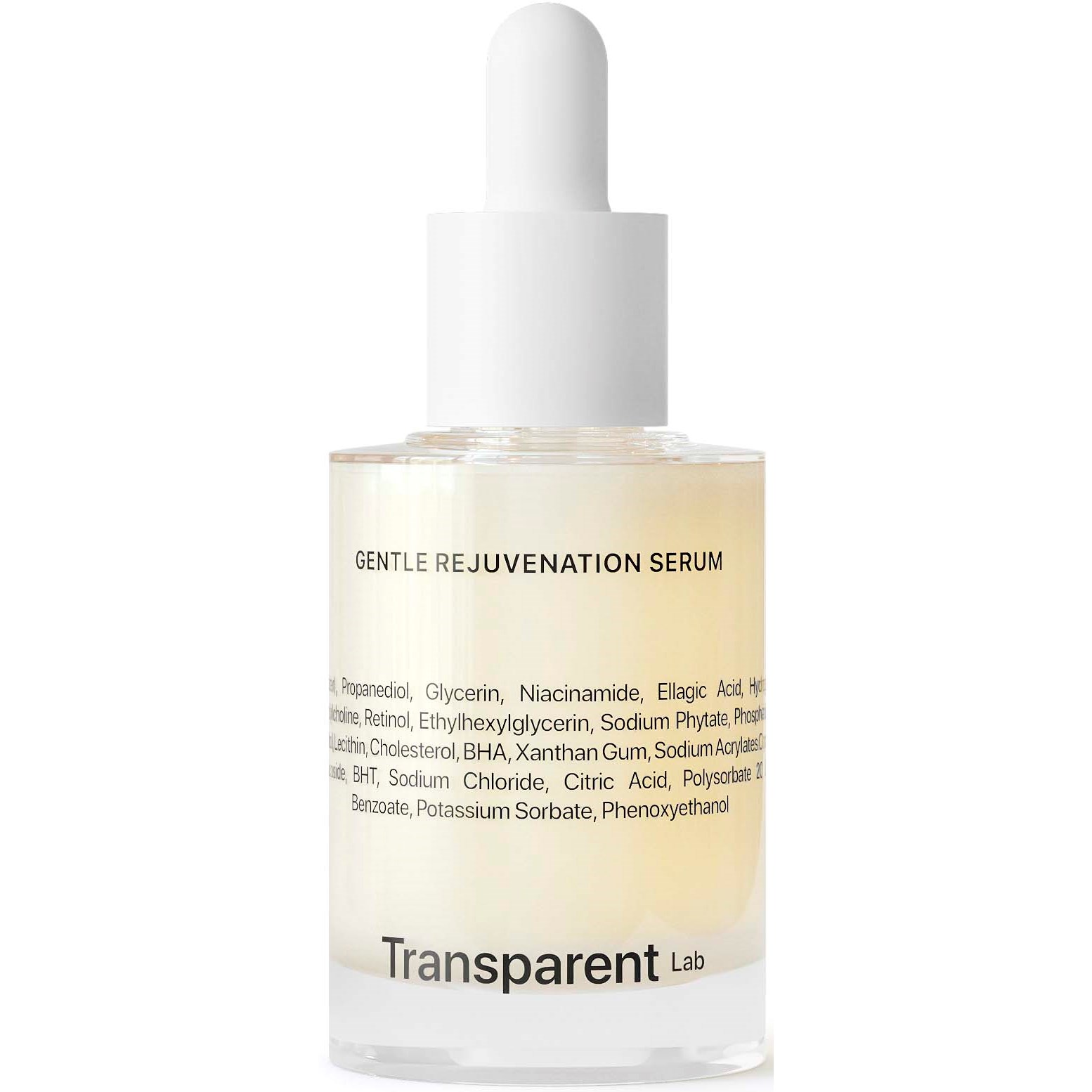 NICHE BEAUTY LAB Transparent Lab Gentle Rejuvenation Serum 30 ml billede