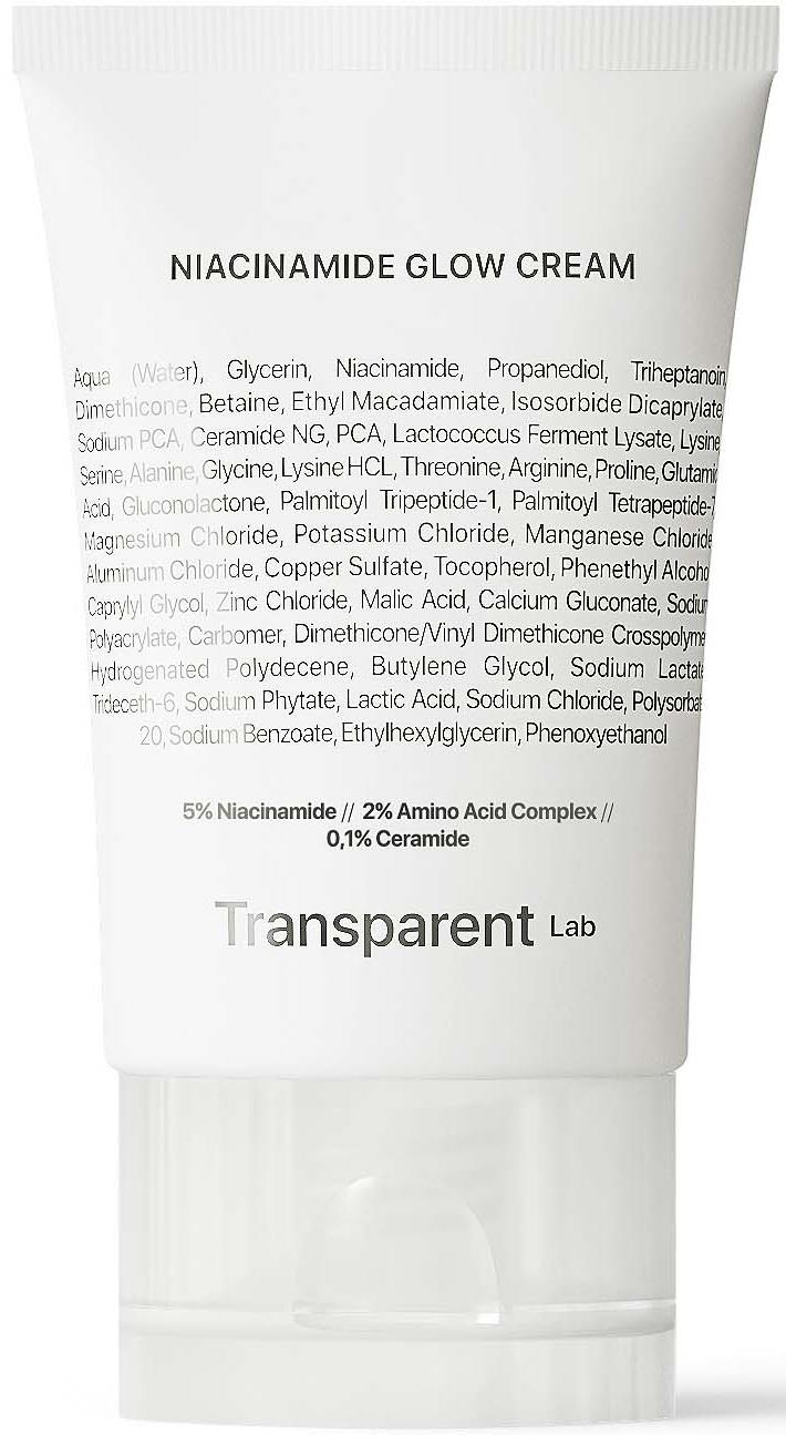 NICHE BEAUTY LAB Transparent Lab Niacinamide Glow Cream 50 ml | lyko.com