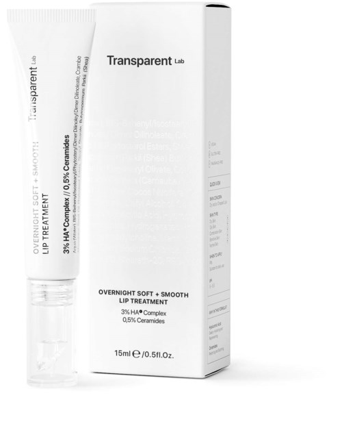 NICHE BEAUTY LAB Transparent Lab Overnight Soft + Smooth Lip Treatment 15 ml