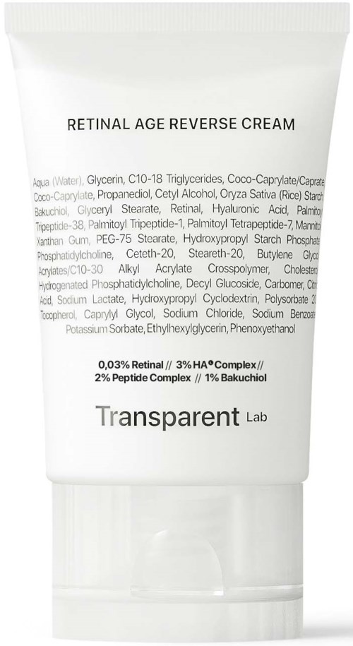 NICHE BEAUTY LAB Transparent Lab Retinal Age Reverse Cream 50 ml