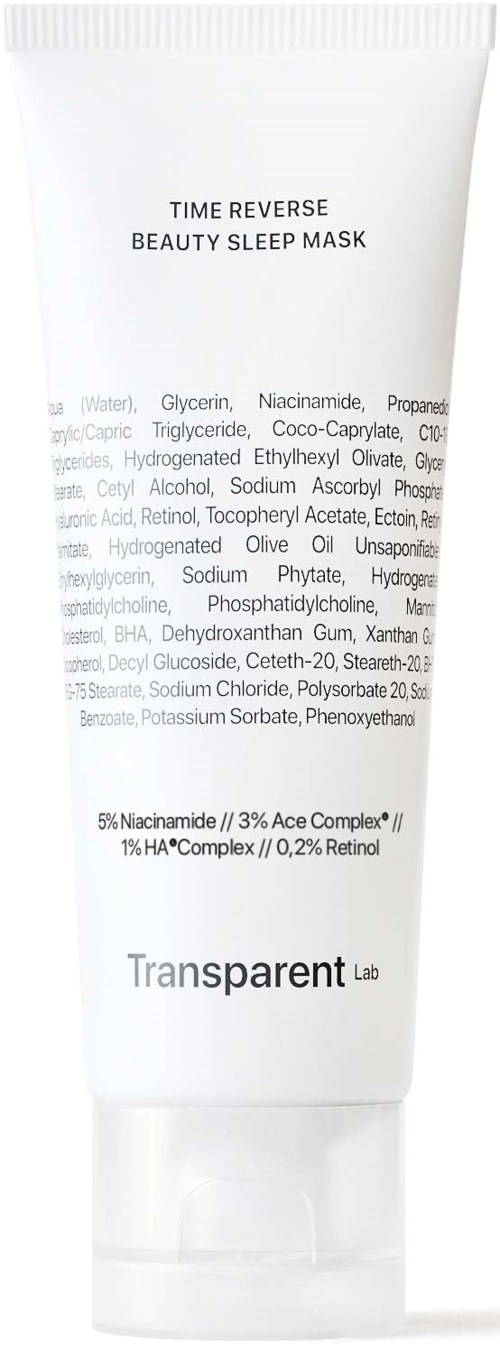 NICHE BEAUTY LAB Transparent Lab Time Reverse Beauty Sleep Mask 75 ml