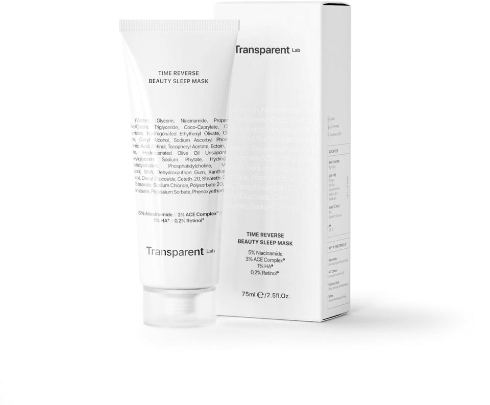Transparent Lab Time Reverse Beauty Sleep Mask 75 ml
