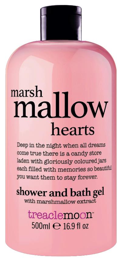 TreacleMoon Marsmallow Hearts Bath & Shower Gel 500ml