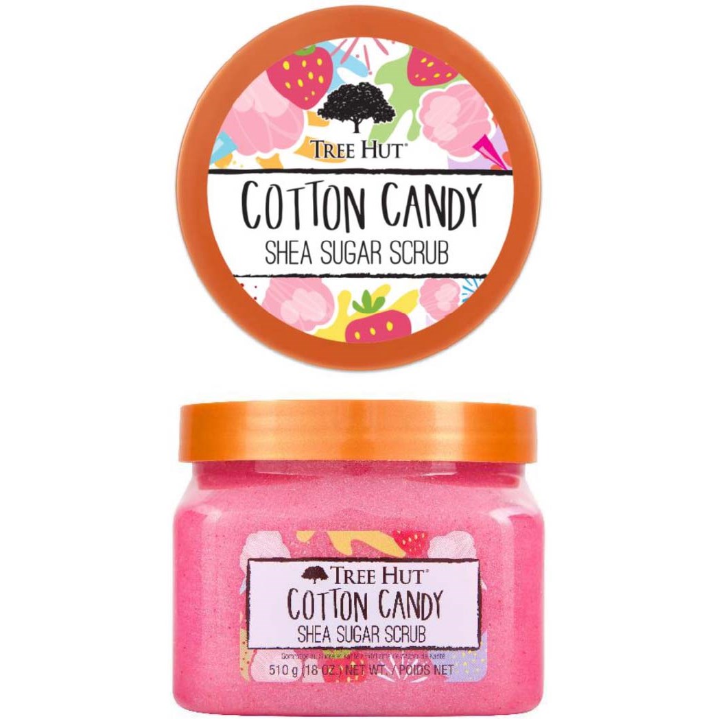 Tree Hut Shea Sugar Scrub Cotton Candy 510 g