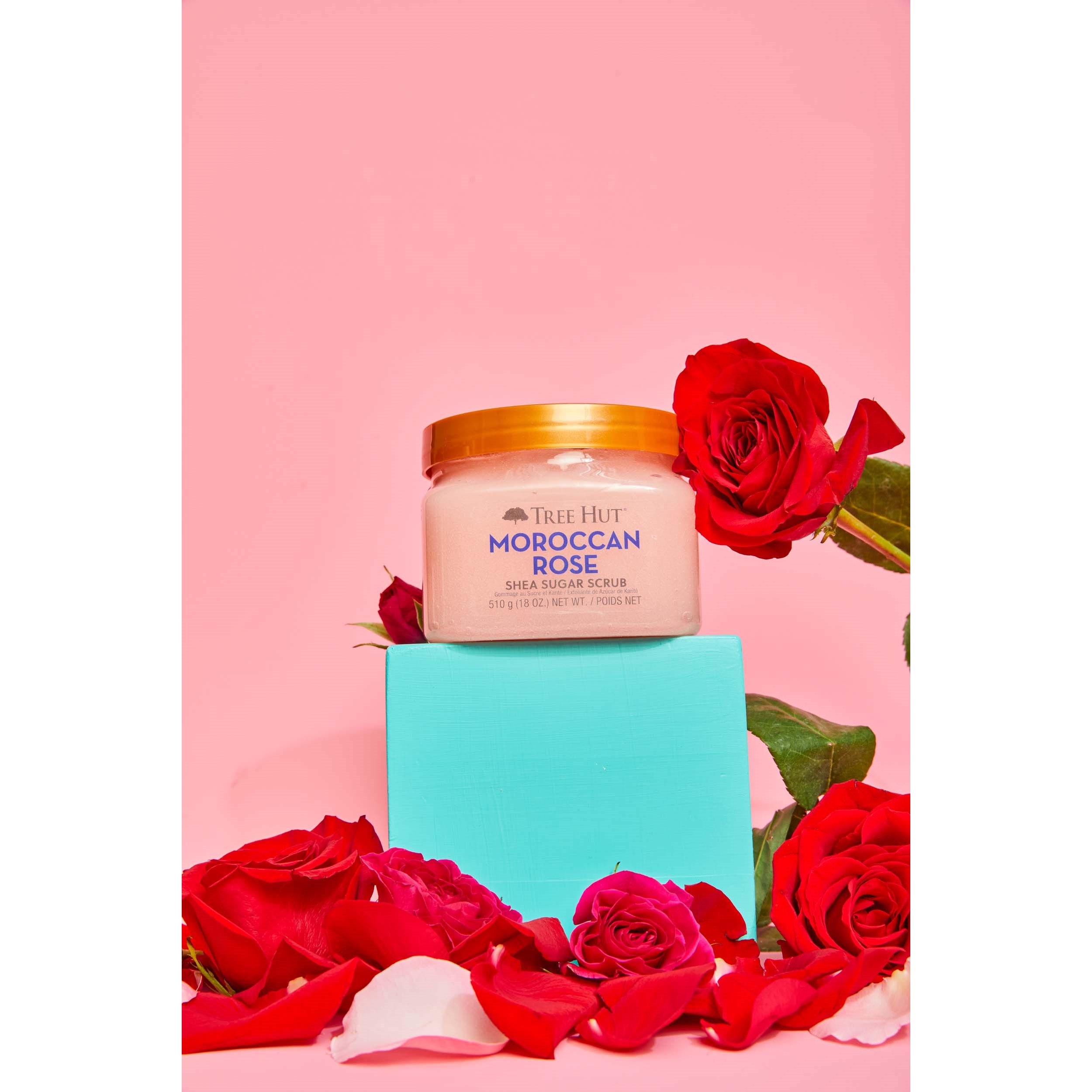 Tree Hut Moroccan Rose Shea Sugar Scrub 510 g (obrázok 3)