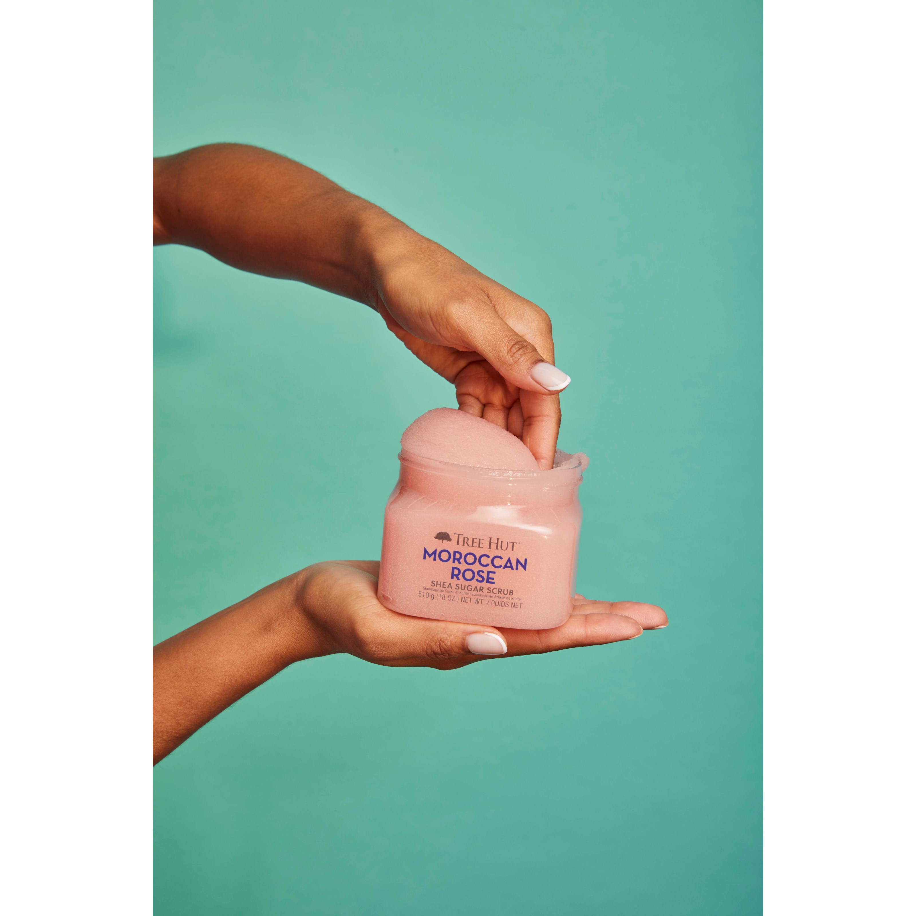 Tree Hut Moroccan Rose Shea Sugar Scrub 510 g (obrázok 4)