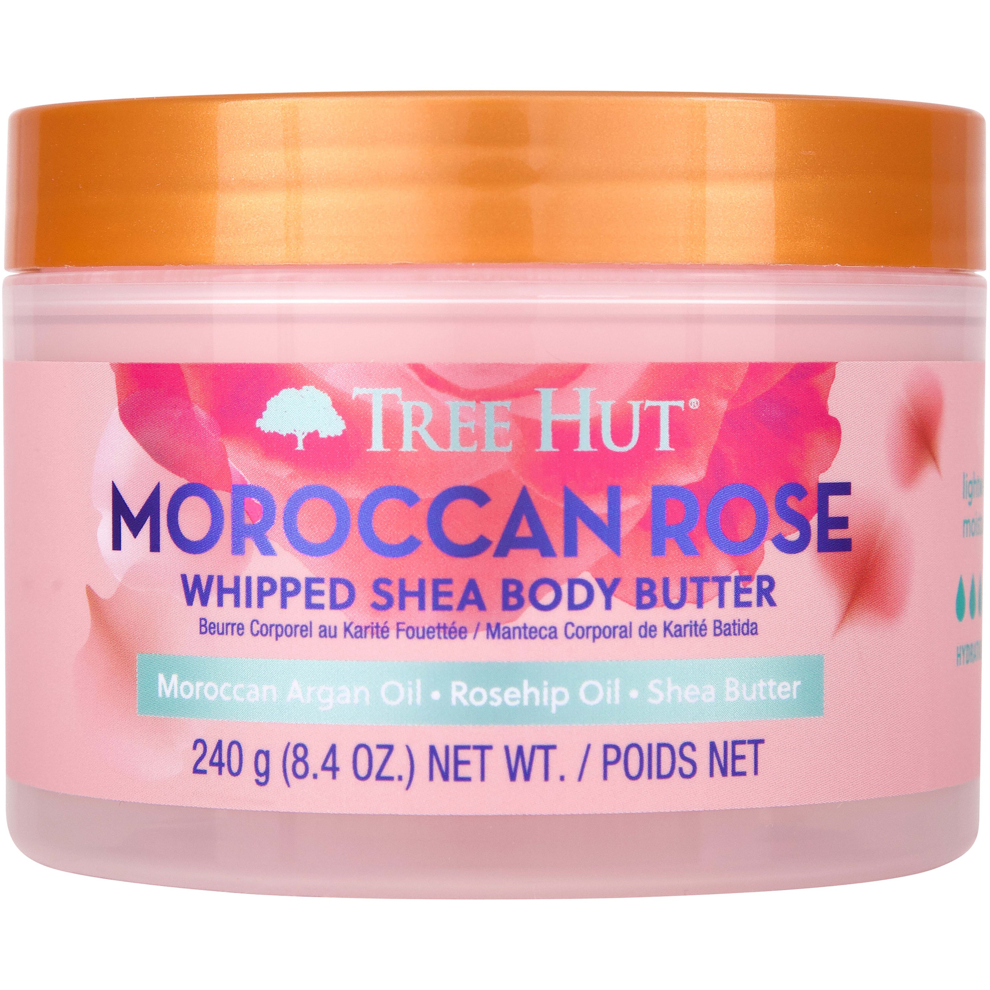 Tree Hut Whipped Body Butter Moroccan Rose 240 g billede