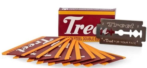 Treet Carbon Steel Double Edge Razor Blades 5-Pack 5 st
