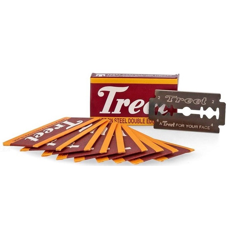 Läs mer om Treet Carbon Steel Double Edge Razor Blades 5-Pack 5 st