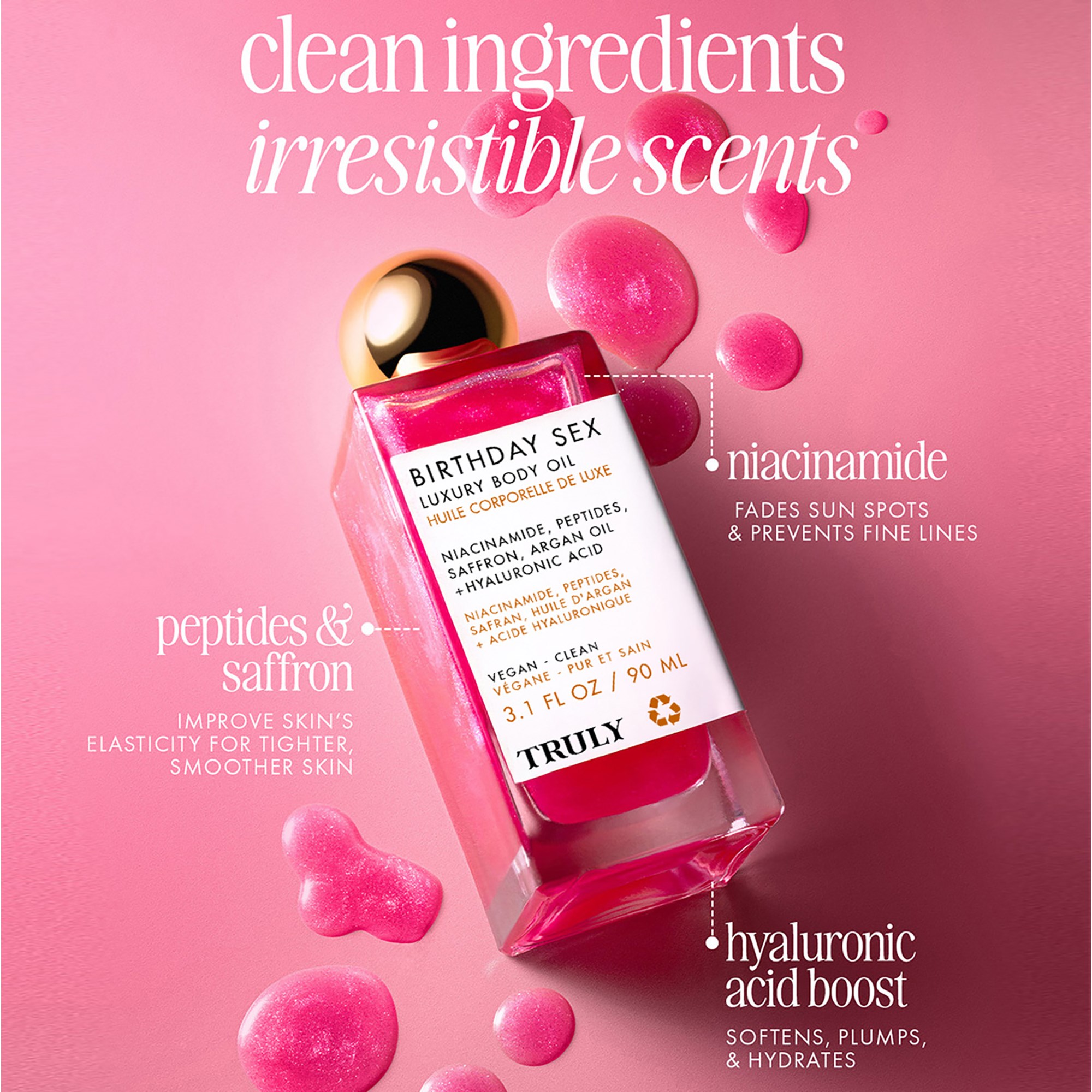 Truly Birthday Sex Body Oil 90 ml (obrázok 5)