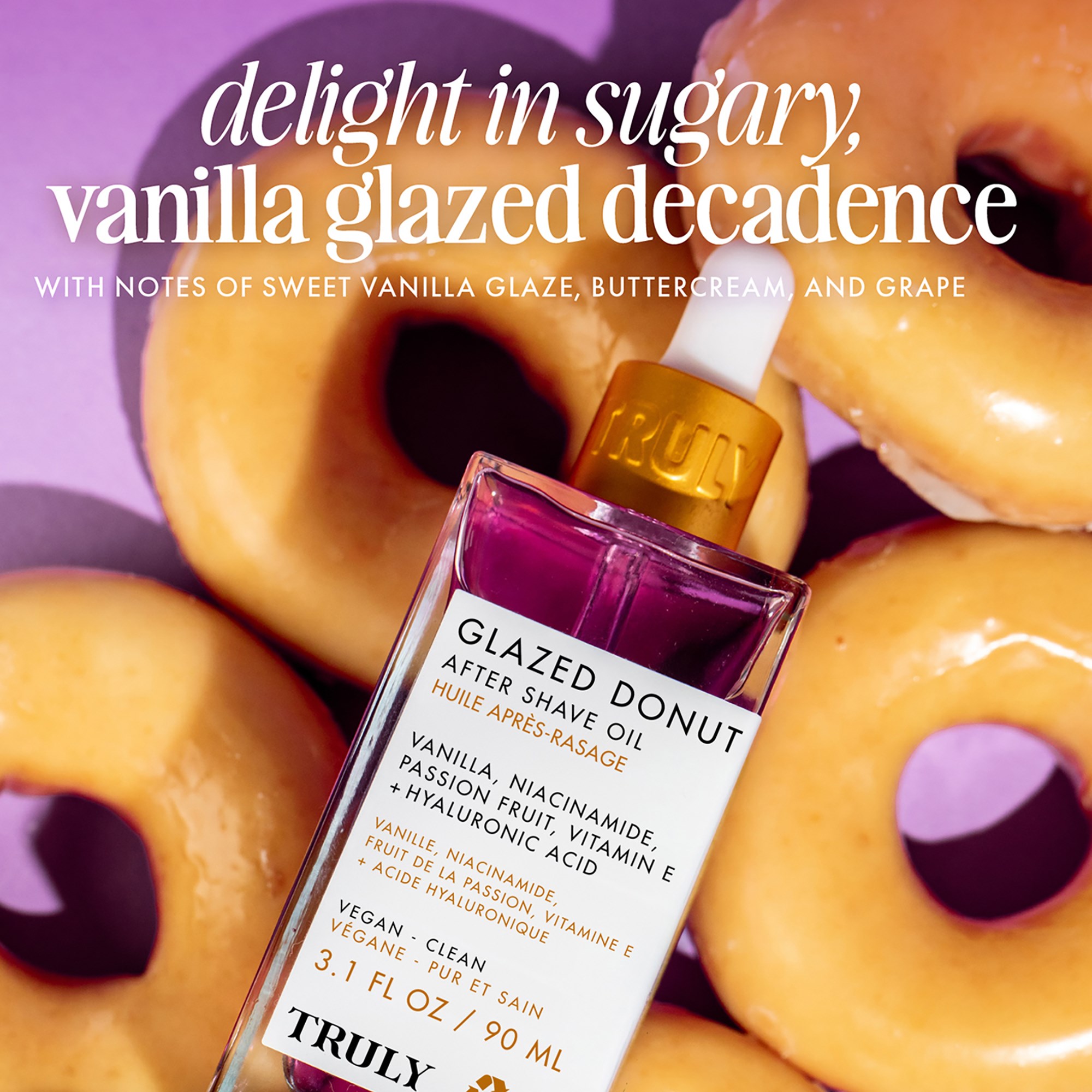 Truly Glazed Donut After Shave Oil 90 ml (obrázok 3)