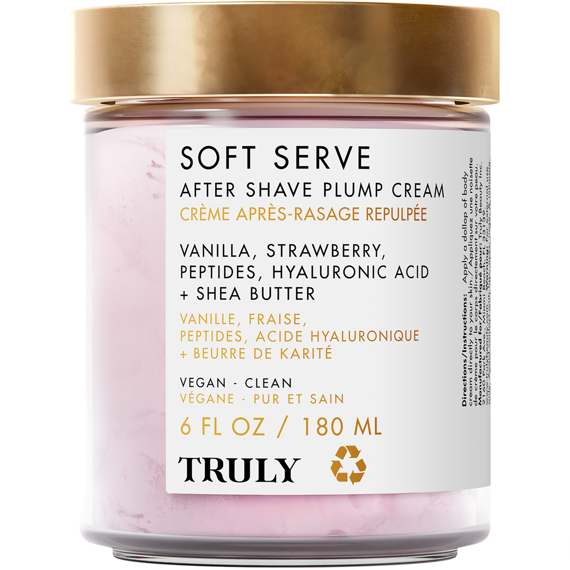 Truly Soft Serve After Shave Plumping Cream 180 ml