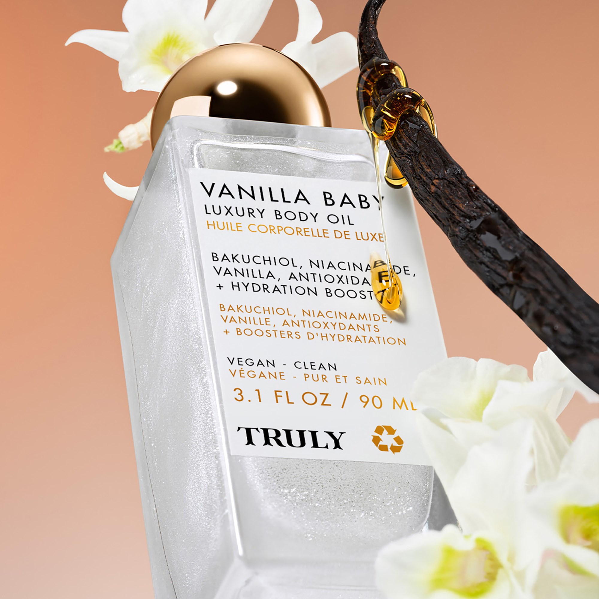 Truly Vanilla Baby Body Oil 90 ml (obrázok 3)