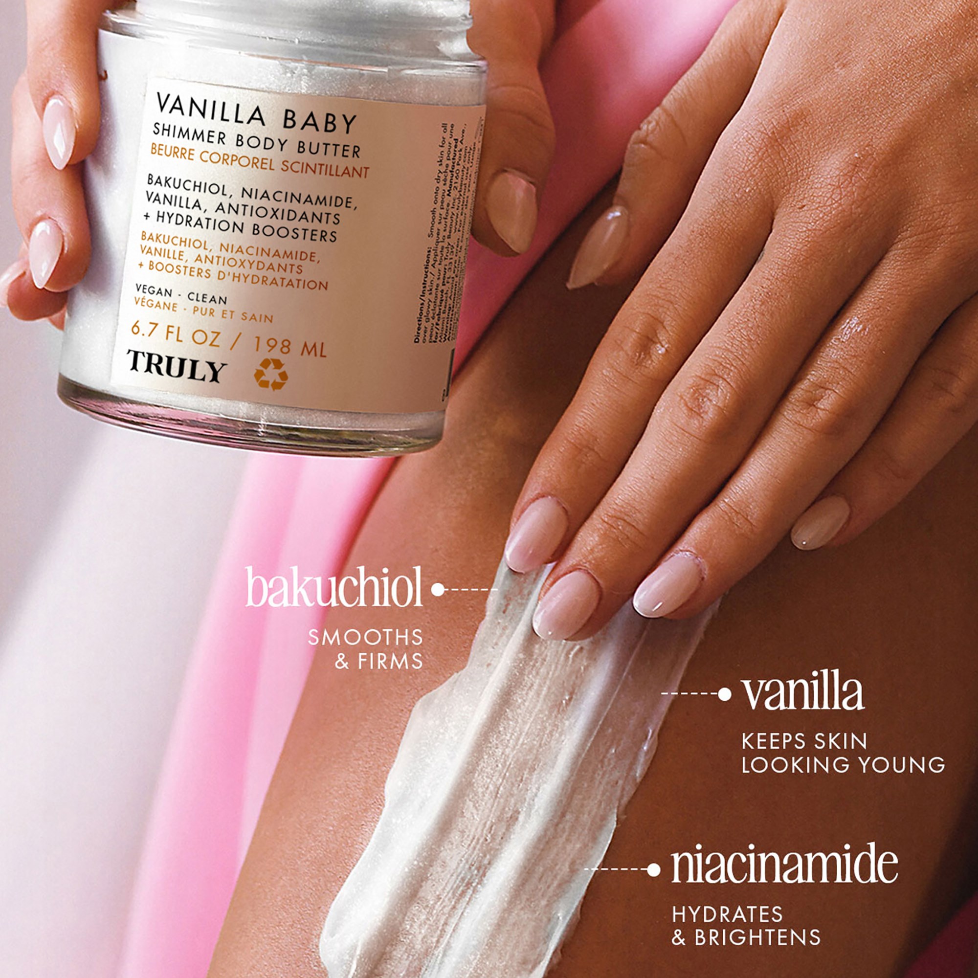 Truly Vanilla Baby Shimmer Body Cream 198 ml (obrázok 8)