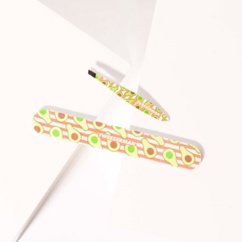 Tweezerman Avocado Duo Set Slant Tweezer & Nailfile